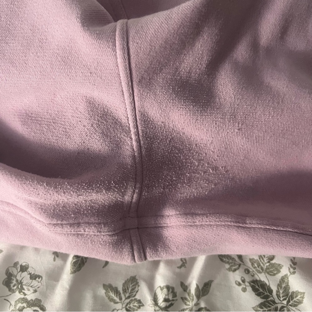 Lululemon Pink Peony Scuba High-Rise Jogger Light Cotton Size 14 - Picture 10 of 10